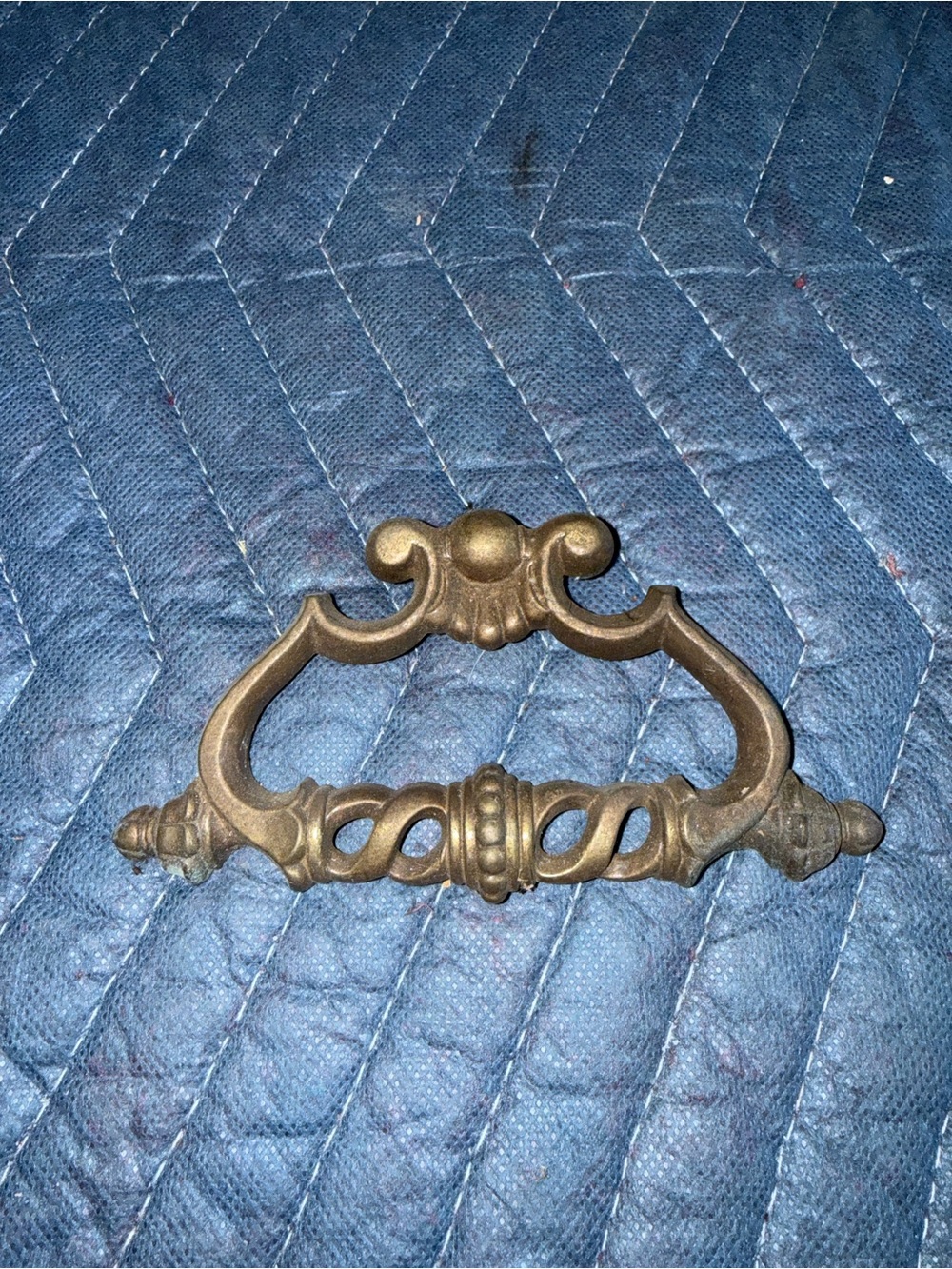 Ornate Brass Drawer Pull